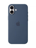 Apple iPhone 16 Plus Silicone Case with MagSafe, Denim