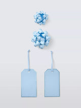 John Lewis John Lewis Bow & Tag Set Light Blue- Buy online at McGrocer