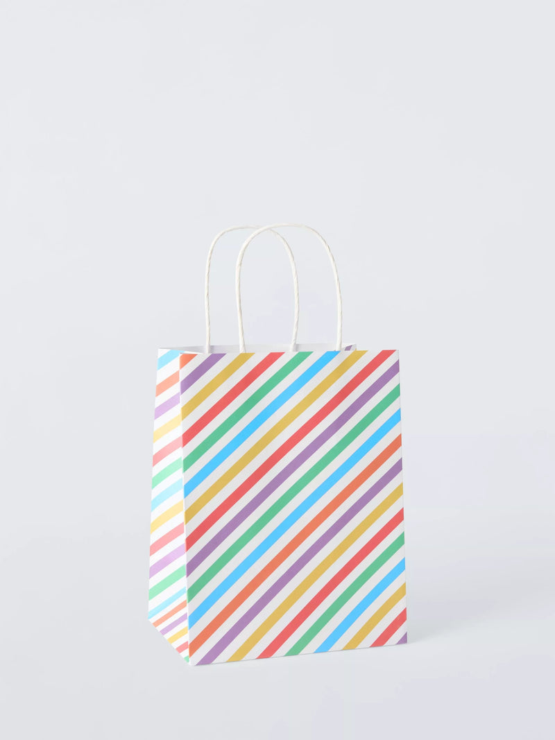 John Lewis stripe party bags multi pack of 5, UK version