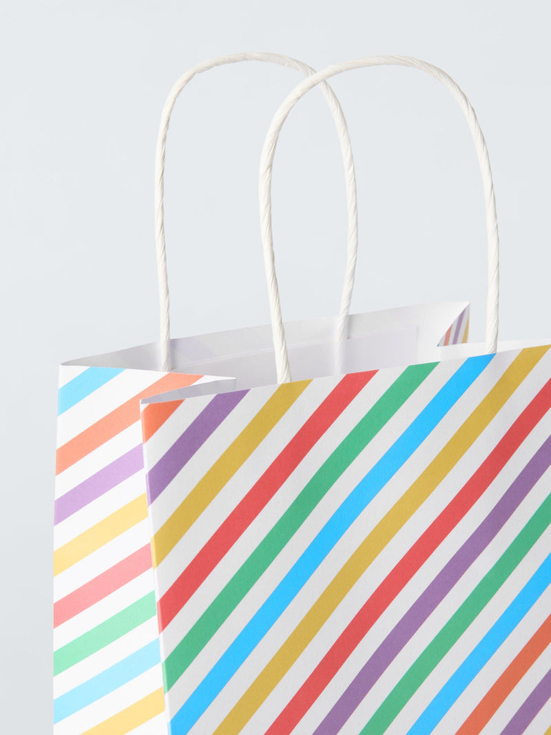 John Lewis stripe party bags multi pack of 5, UK version