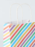 John Lewis stripe party bags multi pack of 5, UK version