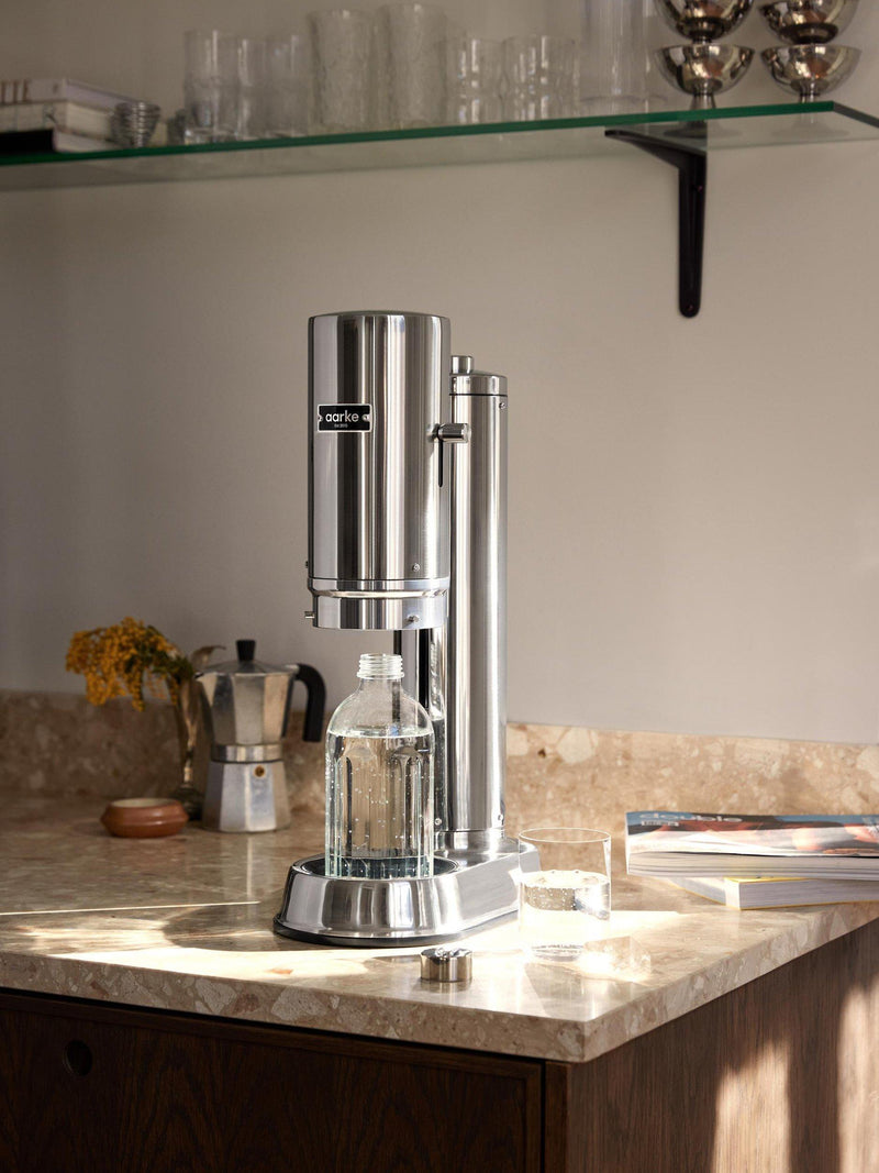 Aarke Carbonator Pro sparkling water maker steel, imported from the UK