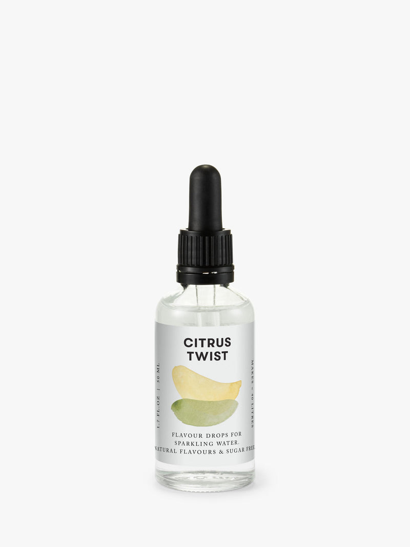 Tangy Lemon and Bitter Lime Flavour Drops for Sparkling Water 50ml