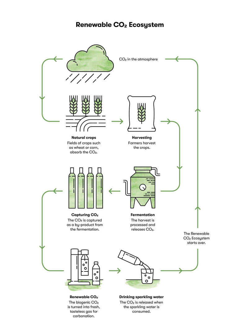 Aarke renewable CO2 gas cartridge for soda makers, UK version