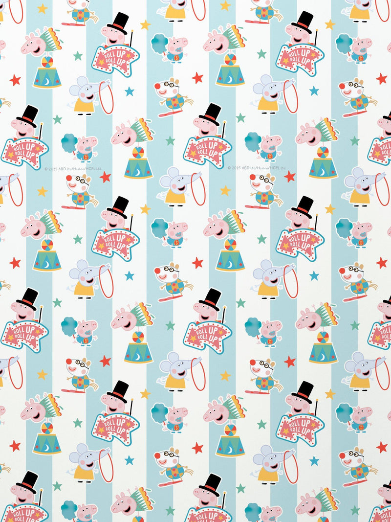 Circus-Themed Fun Wrapping Paper 3 Meter Roll
