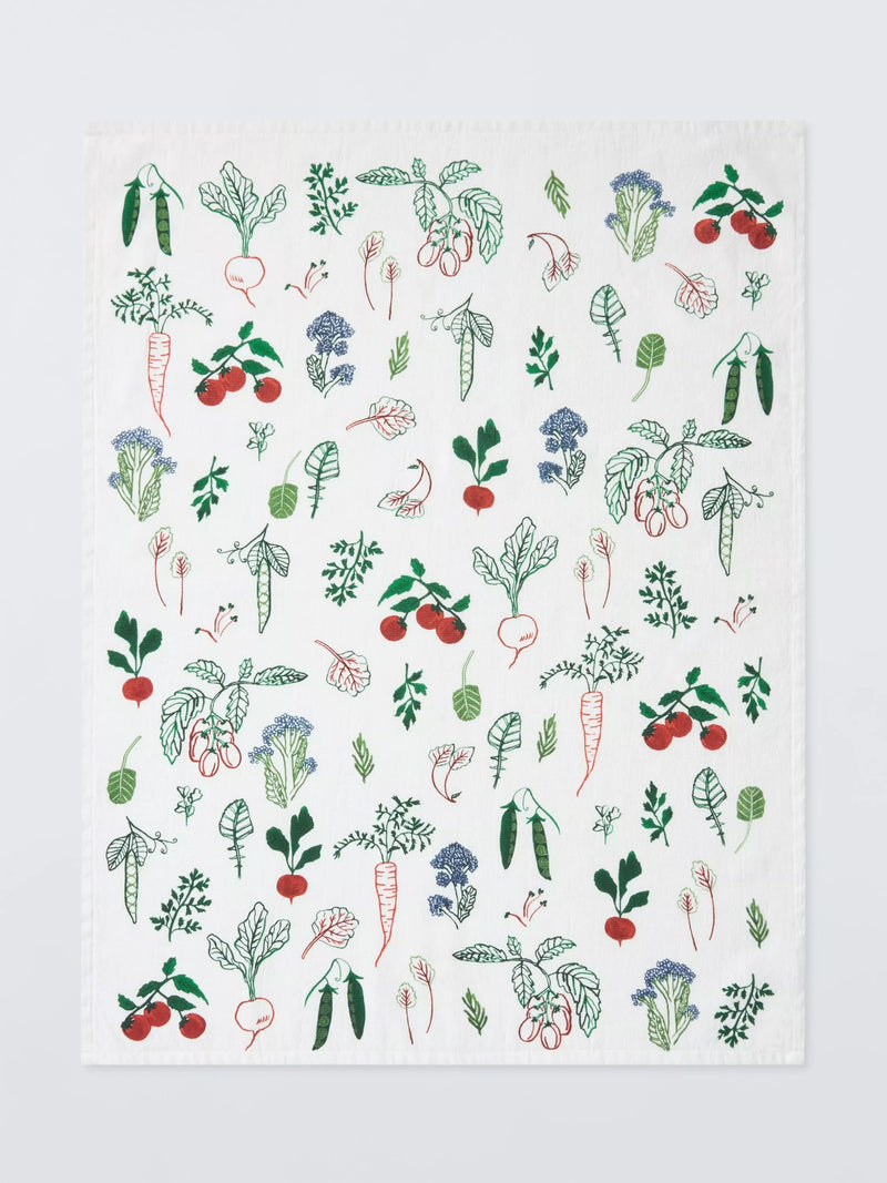 John Lewis tea towel fruit print terry cloth 48x68cm - British product