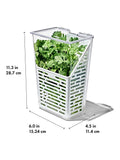 OXO Herb Keeper white clear kitchen storage (British brand)