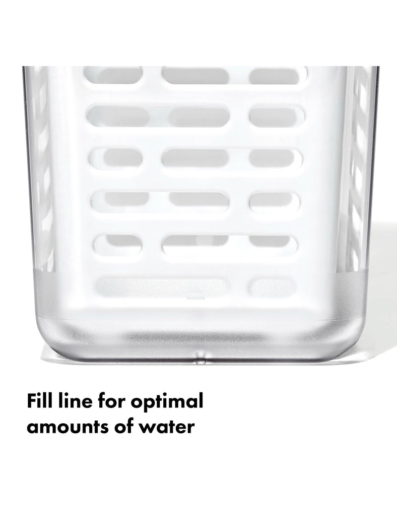 OXO Herb Keeper white clear kitchen storage (British brand)