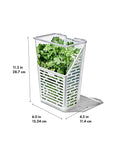 OXO Herb Keeper white clear kitchen storage (British brand)
