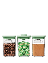 John Lewis OXO POP Kitchen Storage Container Set of 3, 1L, Pistachio- Buy online at McGrocer