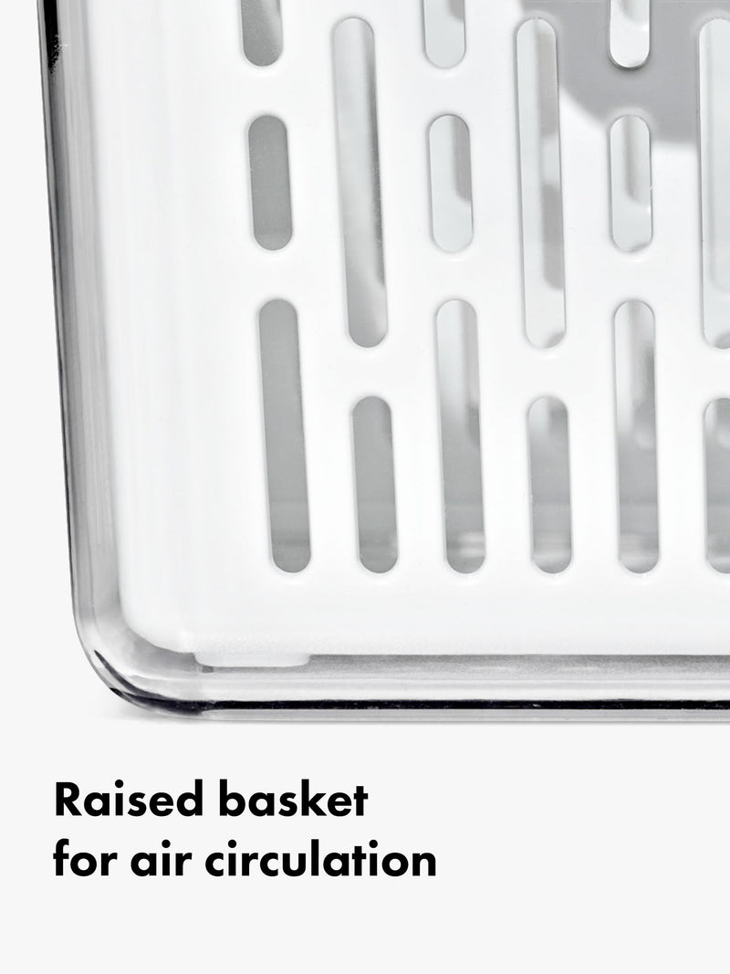 OXO Medium Produce Saver fridge storage bin, UK version