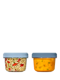 OXO Good Grips Twist & Stack storage container set 550ml blue clear (British brand)