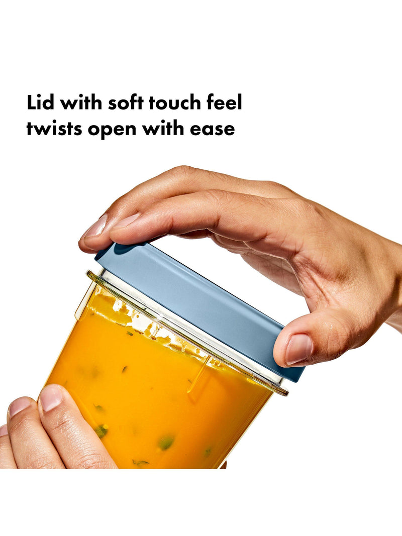 OXO Twist & Stack storage containers set of 2 900ml, UK version