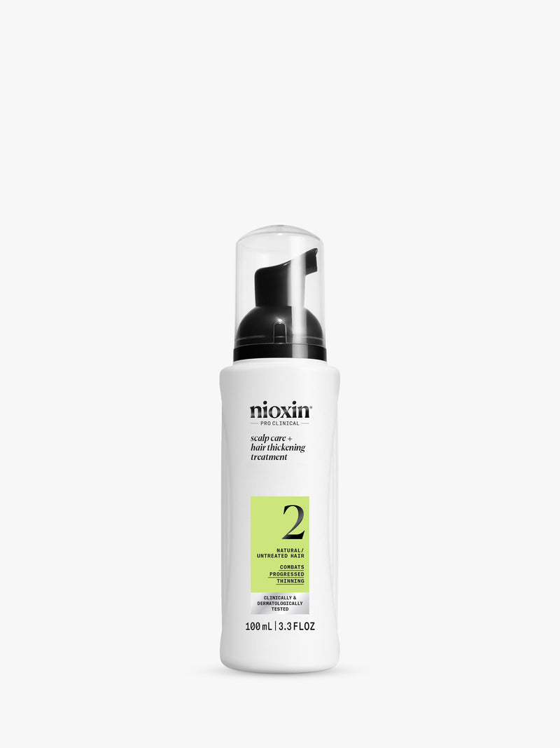 Nioxin scalp and hair thickening treatment for natural hair with progressed thinning, 100ml, imported from the UK
