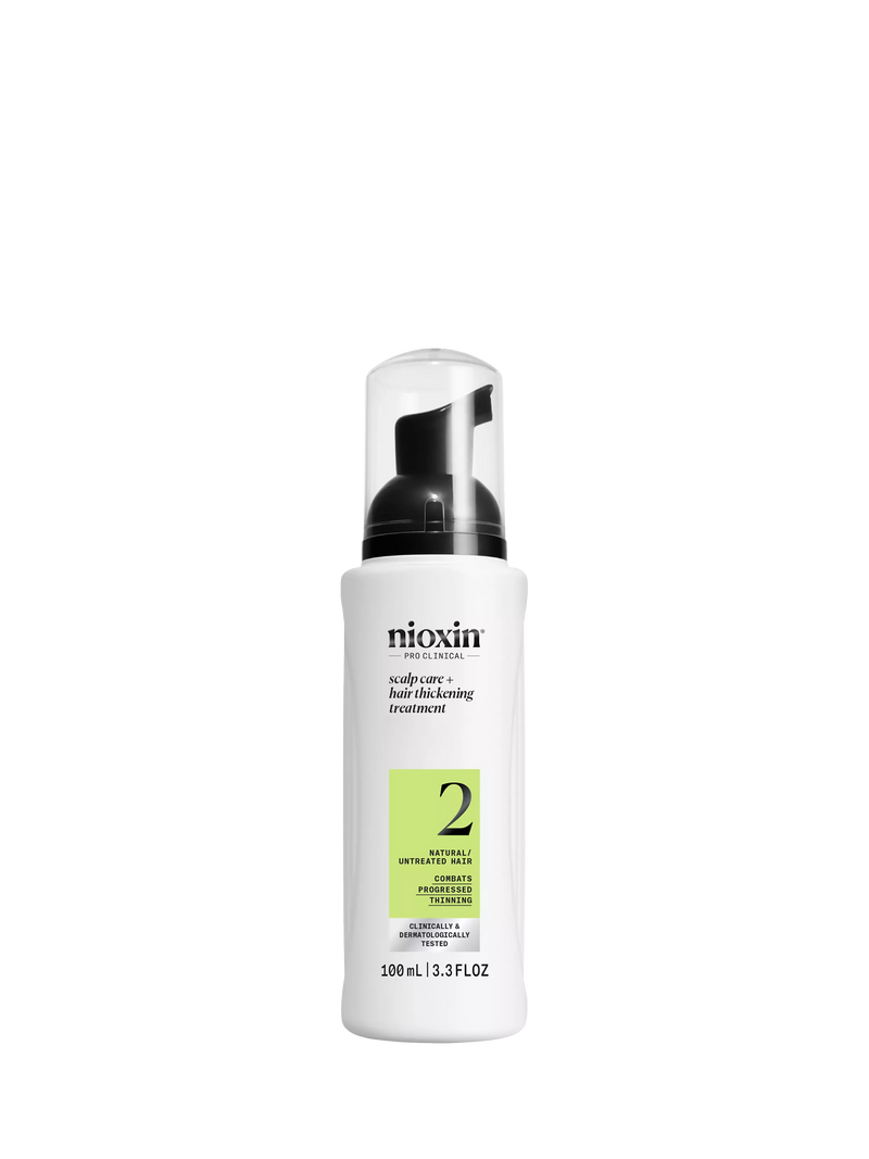 Nioxin scalp and hair thickening treatment for natural hair with progressed thinning, 100ml, imported from the UK