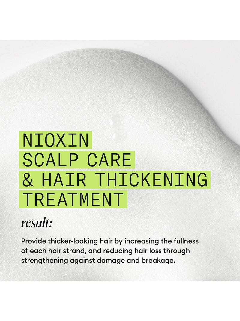Nioxin scalp and hair thickening treatment for natural hair with progressed thinning, 100ml, imported from the UK