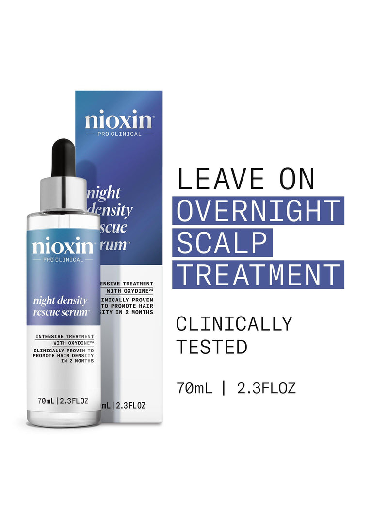 Nioxin hair thickening serum Night Density Rescue 70ml, UK version