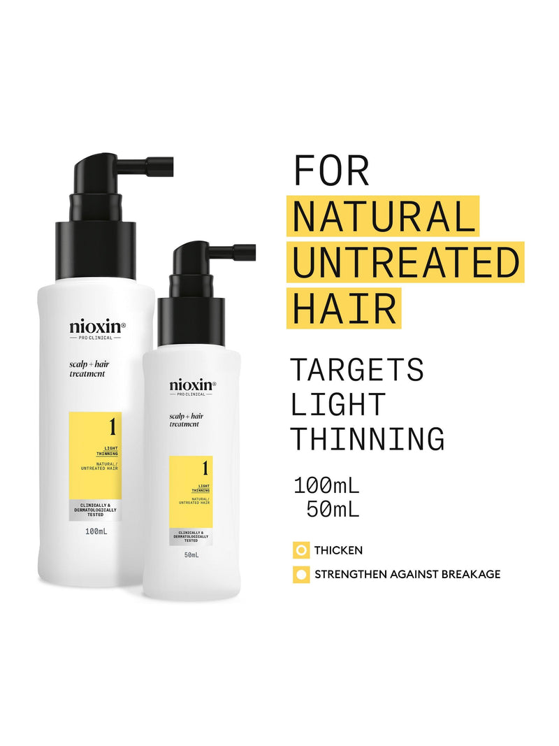 Nioxin hair thickening serum for light thinning 100ml, imported from the UK