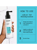 Nioxin hair thickening serum for coloured or dry damaged hair with light thinning 100ml, imported from the UK