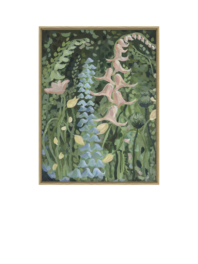 John Lewis framed canvas print blue spring scene 83x64cm - British product