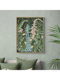 John Lewis framed canvas print blue spring scene 83x64cm - British product