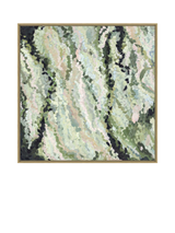 John Lewis John Lewis Harlie Briggs 'Nature's Heart' Framed Canvas Print, 104 x 104cm, Green- Buy online at McGrocer
