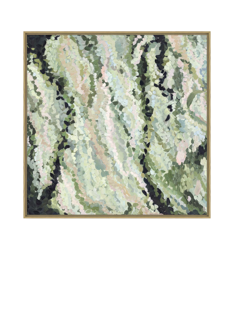 John Lewis Nature's Heart framed canvas print 104x104cm (British brand)