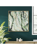 John Lewis Nature's Heart framed canvas print 104x104cm (British brand)