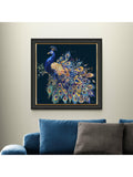 John Lewis peacock framed print Opulent 79x79cm - British product