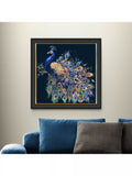 John Lewis peacock framed print Opulent 79x79cm - British product