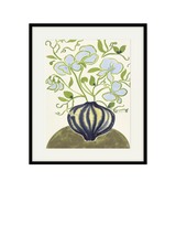 John Lewis John Lewis La Poire 'Sweet Peas' Framed Floral Print & Mount, 62 x 52cm- Buy online at McGrocer