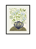 John Lewis La Poire Erbsenblumen gerahmter Druck 62x52cm - Britisches Produkt