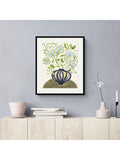 John Lewis La Poire Erbsenblumen gerahmter Druck 62x52cm - Britisches Produkt