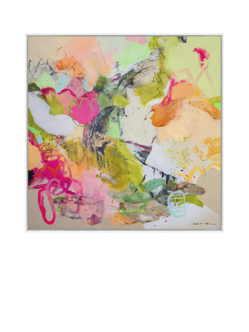 John Lewis framed abstract canvas print 104cm - British product