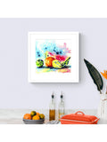 John Lewis framed fruit print 53.5cm square, imported from the UK