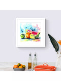 John Lewis framed fruit print 53.5cm square, imported from the UK