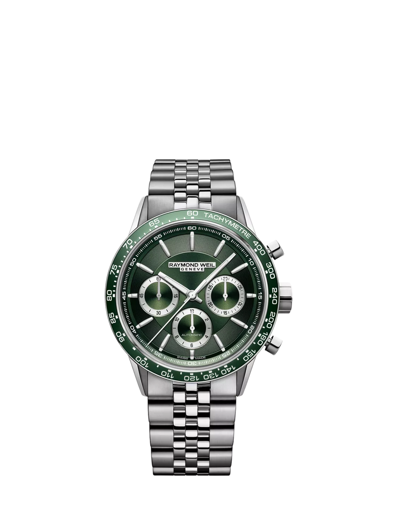 Raymond Weil Freelancer chronograph automatic watch 43.5mm - British product
