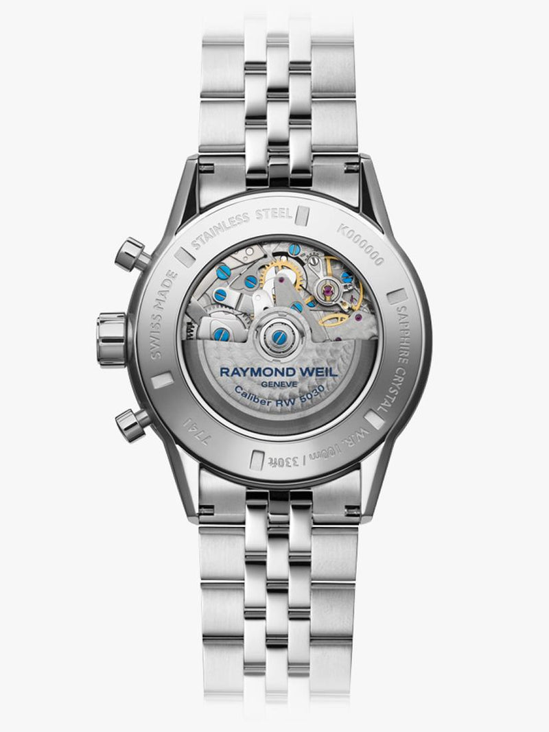Raymond Weil Freelancer chronograph automatic watch 43.5mm - British product