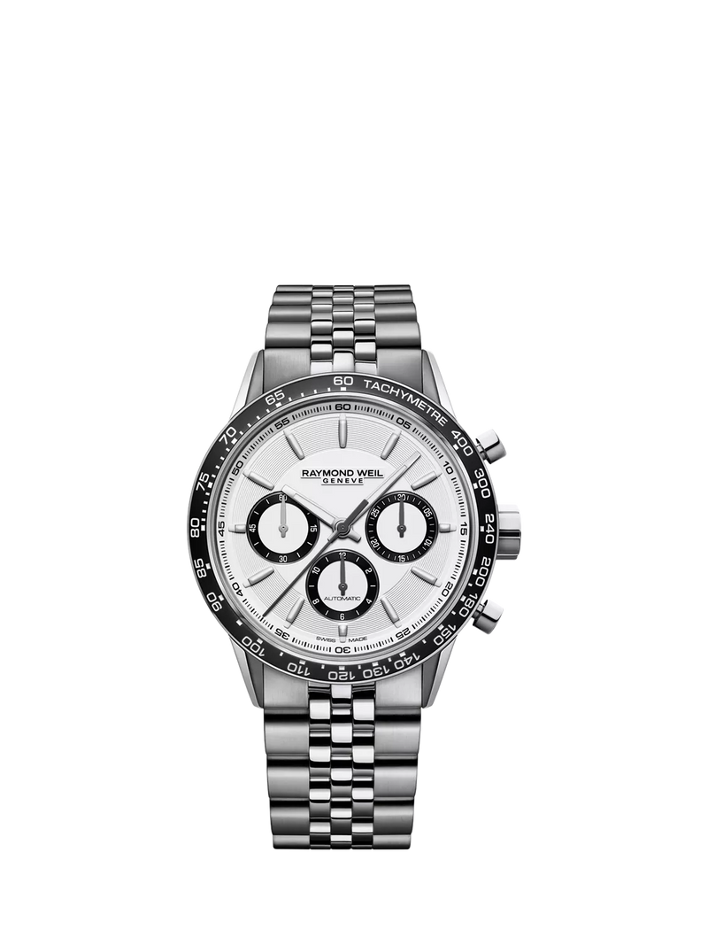 Raymond Weil Freelancer chronograph watch 43.5mm, UK version