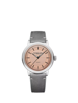 John Lewis Raymond Weil Men's Millesime 39.5mm Automatic Leather Strap Watch, Silver/Rose- Buy online at McGrocer
