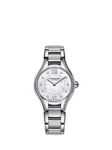 John Lewis Raymond Weil Women's Noemia 24mm Diamond Bezel Bracelet Watch, Silver- Buy online at McGrocer