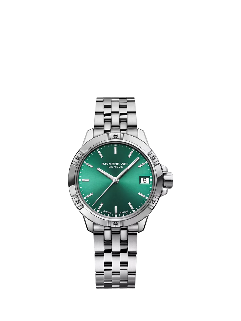 Raymond Weil Tango 30 women's watch green dial, UK version