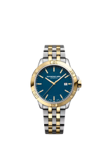 John Lewis Raymond Weil Men's Tango 41 Date Bracelet Strap Watch, Silver/Gold, 41mm- Buy online at McGrocer