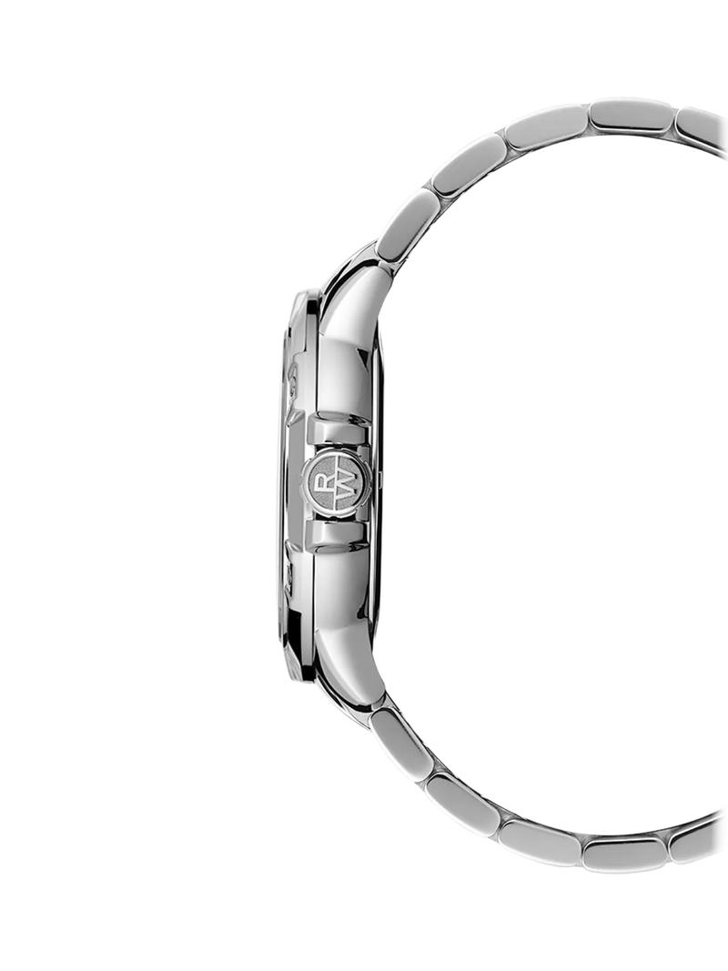 Raymond Weil Tango 41 date watch silver green, imported from the UK