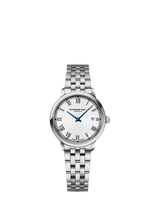 John Lewis Raymond Weil Toccata Women's 29mm Date Bracelet Watch, Silver- Buy online at McGrocer