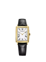John Lewis Raymond Weil Women's Toccata 34mm Roman Numeral Date Leather Strap Watch- Buy online at McGrocer