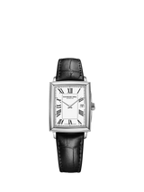 John Lewis Raymond Weil Women's Toccata 34 Roman Numeral Date Leather Strap Watch- Buy online at McGrocer