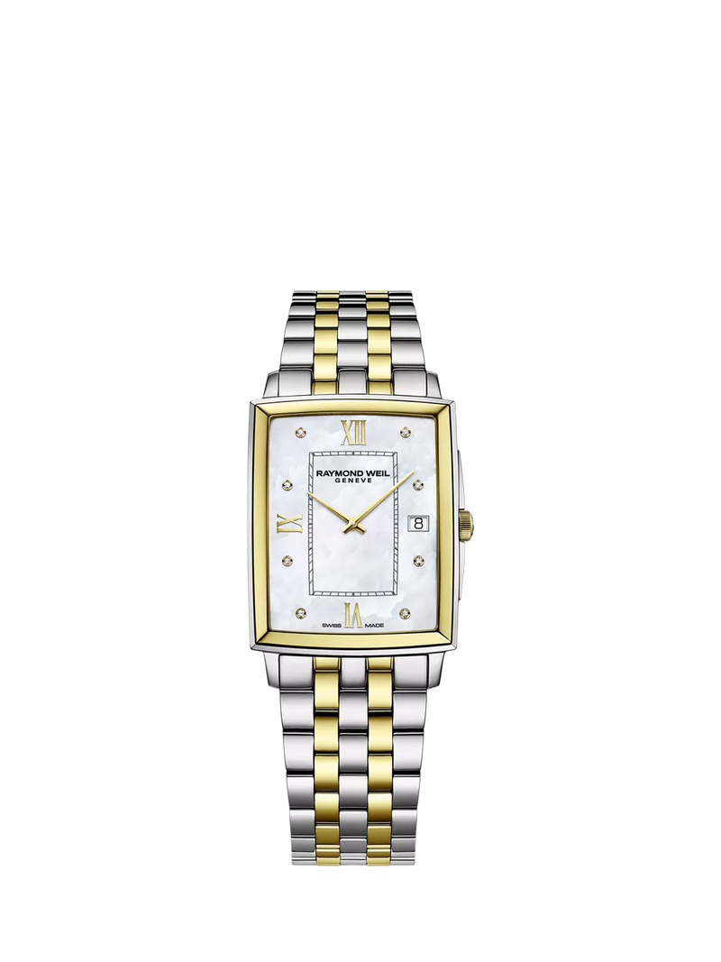 Raymond Weil Toccata watch mother of pearl dial 37mm - British product