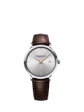 Raymond Weil Toccata 39.5mm silver dial brown strap imported from the UK
