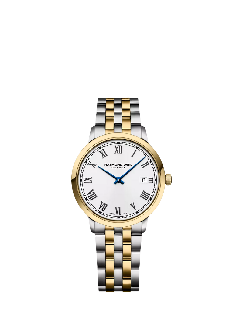 Raymond Weil Toccata men's watch white dial Roman numerals - British product